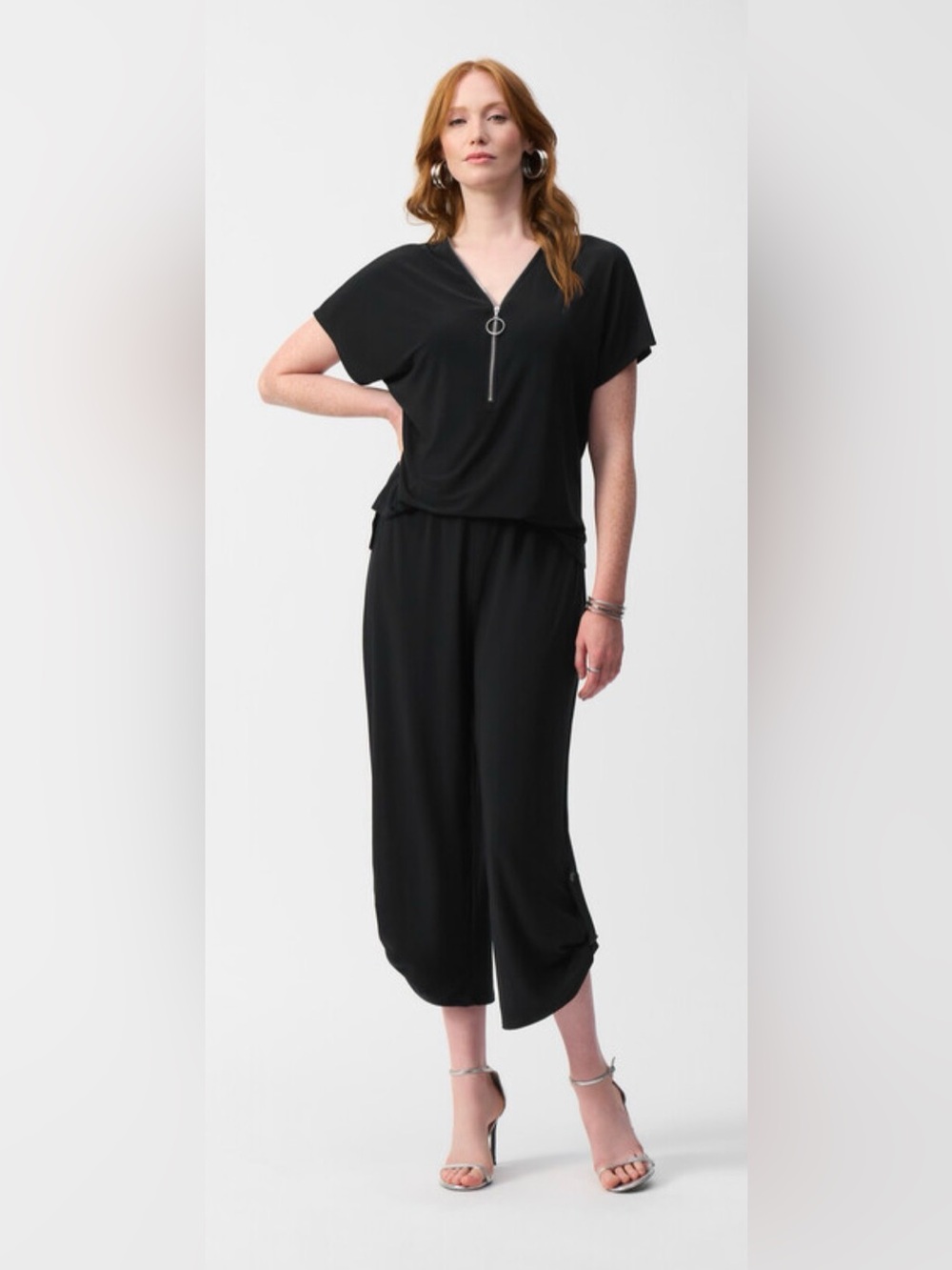 NWT Joseph Ribkoff Culotte Jumpsuit